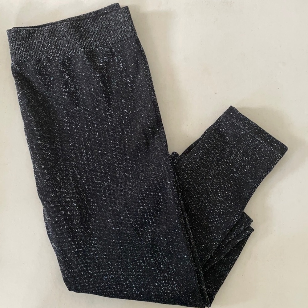 Black sparkly leggings